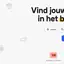 Job board landing page with search filters